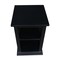 International Concepts Hampton Accent Table with Shelves, Black OT46-70A - alternate 3